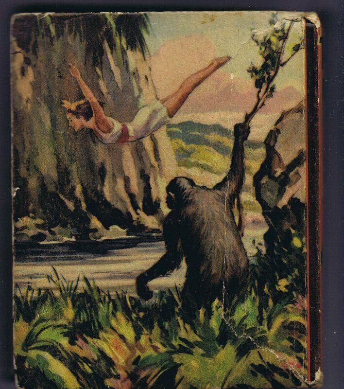 Tarzan's Revenge ORIGINAL Vintage 1938 Whitman Big Little Book 1488