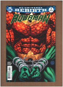 Aquaman #4 DC Comics Rebirth 2016 MERA Brad Walker Variant NM- 9.2