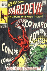 DAREDEVIL  (1964 Series)  (MAN WITHOUT FEAR) (MARVEL) #55 Fair Comics Book 