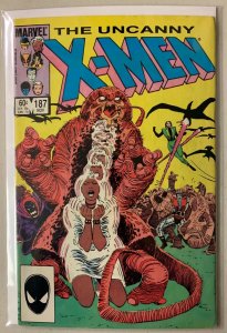 Uncanny X-Men #187 Direct Marvel 1st Series (6.0 FN) (1984)
