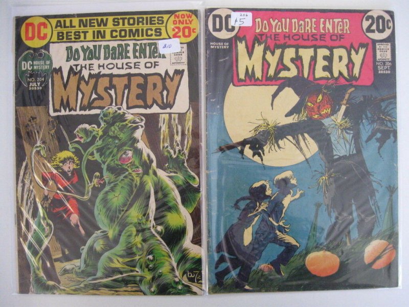 *HOUSE OF MYSTERY #204-220 8 Books Guide $83.50