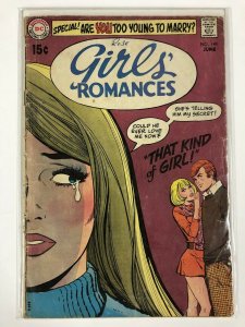 GIRLS ROMANCES 149 FAIR June 1970 COMICS BOOK