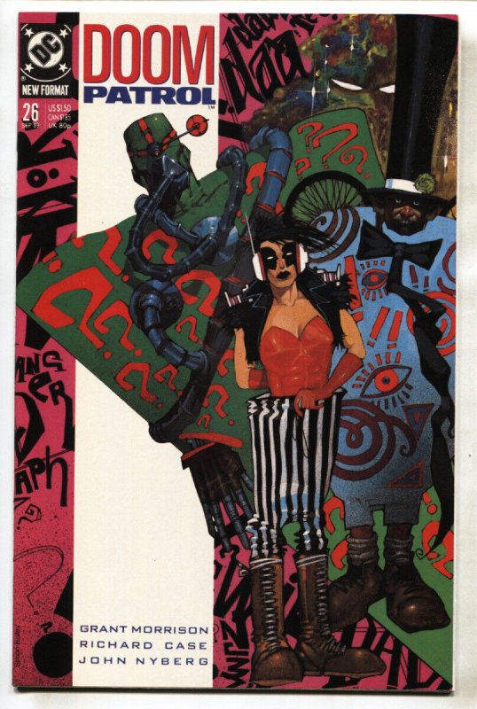 DOOM PATROL #26--comic book--1989--1st appearance of MR. NOBODY--NM-