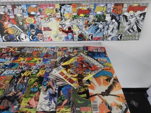 Huge Lot of 210+ Comics W/ Iron Man, Moon Knight, Wolverine Avg. FN+ Condition!