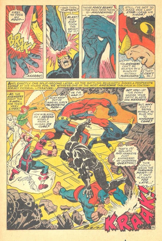 THE AVENGERS #53 (Jun1968) 8.0 VF  Roy Thomas! John Buscema! AVENGERS vs X-MEN!