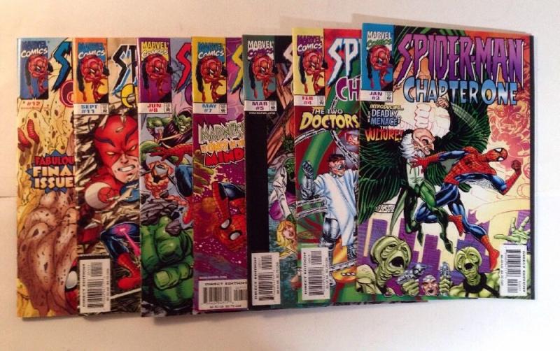 Spider-man Chapter One 3 4 5 7 8 11 12 Near Mint lot Set Run