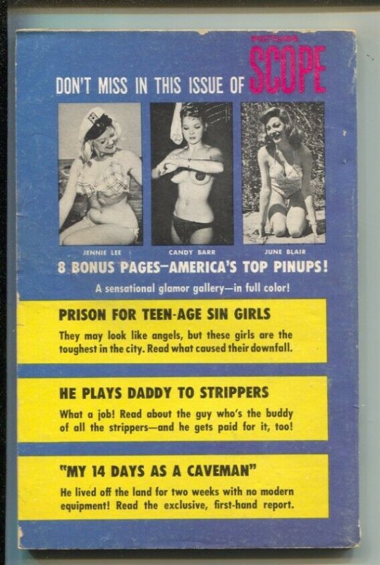 Picture Scope 7/1957-Prison for teen-age sin girls-Color foldout-Exploitation...
