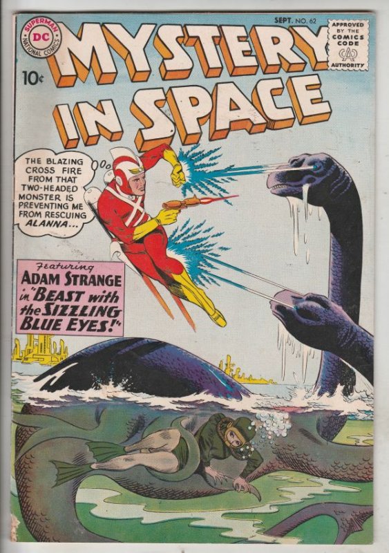 Mystery in Space #62 (Sep-60) FN/VF Mid-High-Grade Adam Strange