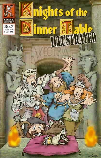 Knights of the Dinner Table Illustrated #2 VF/NM; Kenzer and Company | save on s