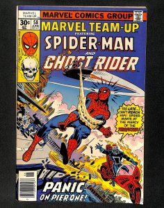 Marvel Team-up #58 Spider-Man Ghost Rider!