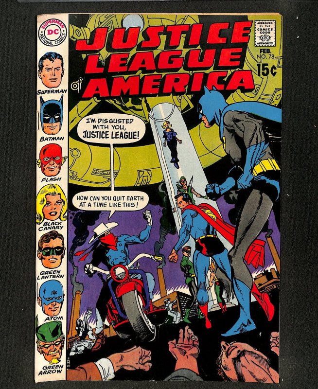 Justice League Of America #78 1st Silver Age Vigilante!