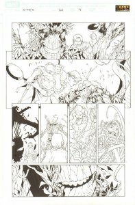 X-Men #164 p.4 - All Groot - 2005 art by Salvador Larroca & Danny Miki