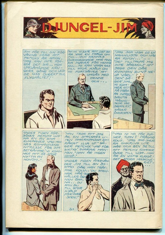 Jules Verne Veckans Aventyr Vol.6 #40 1945-Swedish-comics-Batman-Superman-VF 