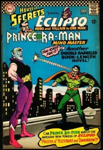 HOUSE OF SECRETS #79-ECLIPSO/PRINCE RA-MAN-1966 VG/FN