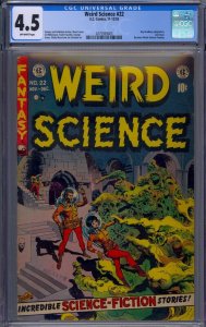 WEIRD SCIENCE #22 CGC 4.5 WALLY WOOD RAY BRADBURY ADAPTATION PRE-CODE HORROR