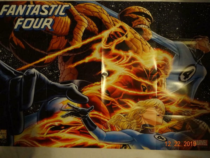 FANTASTIC FOUR Promo Poster, 24 x 36, 2011, MARVEL Unused more in our store 397