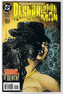 RESURRECTION MAN #15, NM+, Shadow of, Death equals new powers, more in store