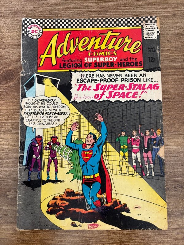 Adventure Comics # 344 VG DC Comic Book Superboy Legion Of Super-Heroes 19 J302