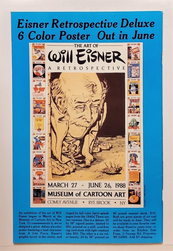 The Spirit (8th Series) #47 (Sept 1988, Kitchen Sink) VF  