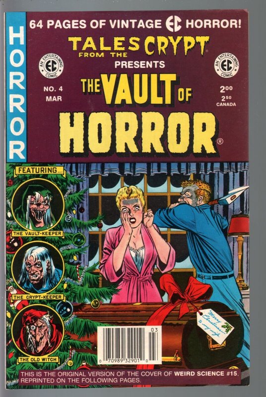 Vault Of Horror-#4-1993- Horror-Russ Cochran EC-Reprint-NEWSSTAND VARIANT