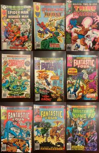 Lot of 9 Comics (See Description) Fantastic Four, Marvel Team Up, Beast, Marv...