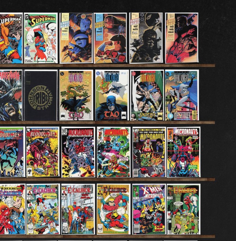 Huge Lot 150+ Comics with Superman, Green Arrow, Wolverine, Excalibur & More!