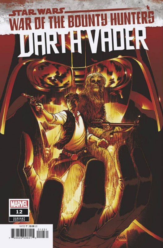 Star Wars: Darth Vader (2020) #12 VF/NM Aaron Kuder Crimson Variant Cover WOTBH