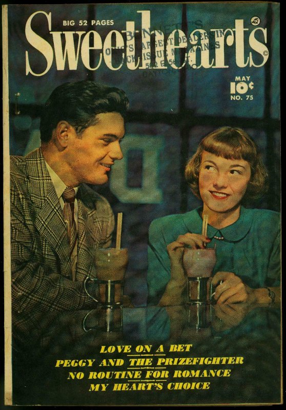 Sweethearts #75 1949- Ice Cream cover- Fawcett Golden Age Romance VG