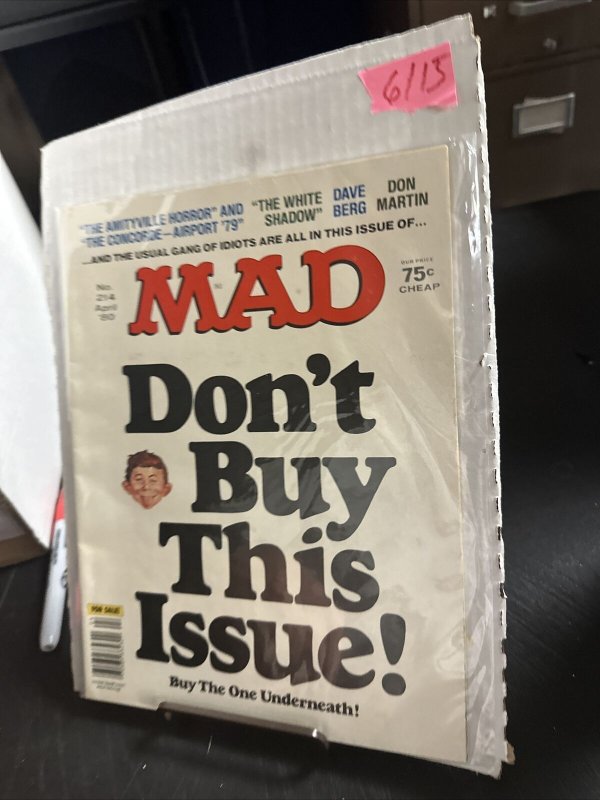 Mad Magazine #214 April 1980