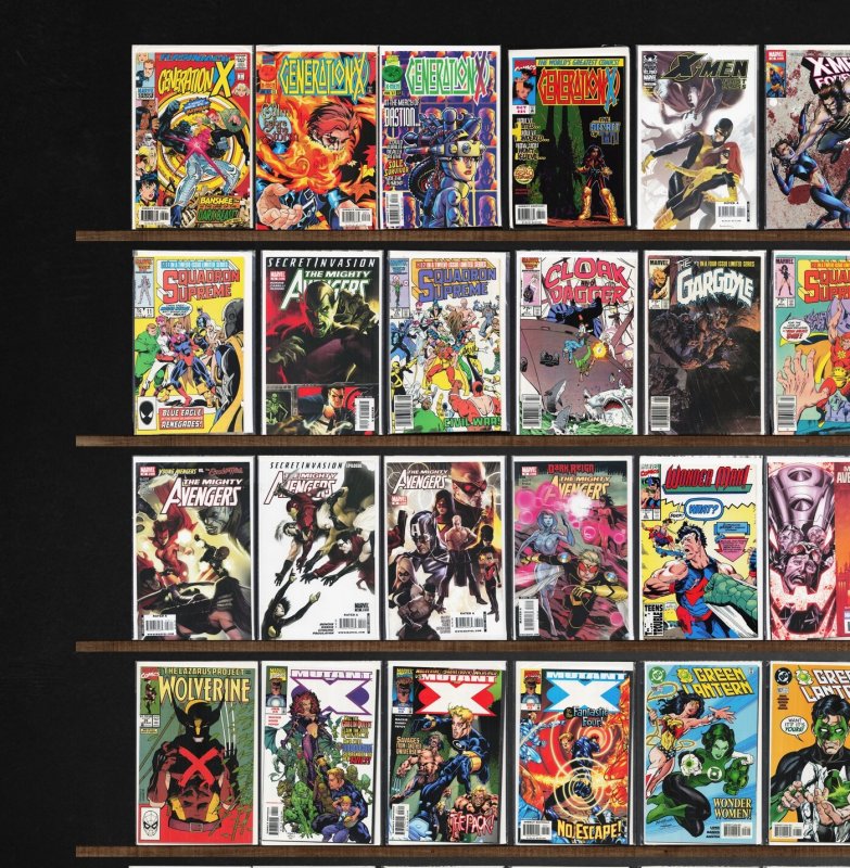 Huge Lot 150+ Comics with The Mighty Avengers, Generation X & More!