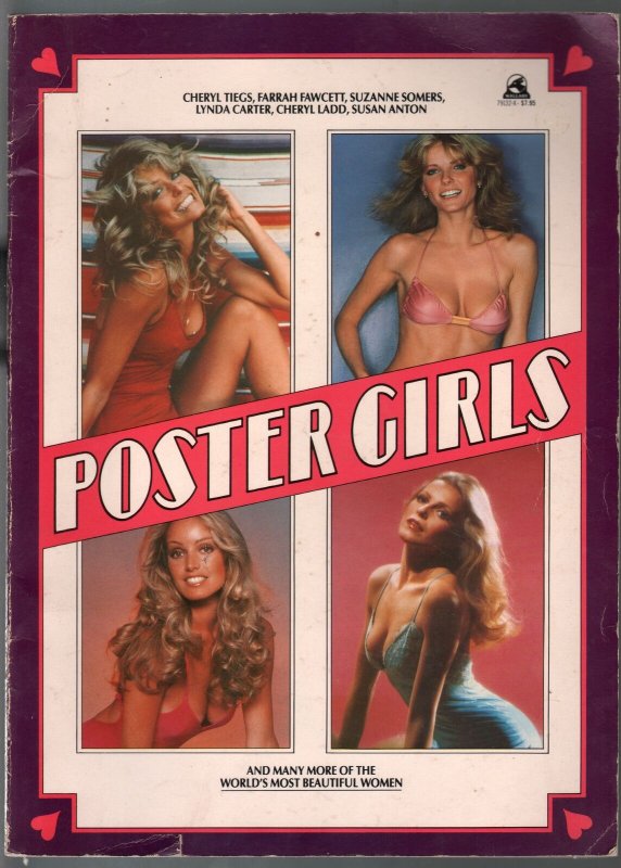 Poster Girls 7/1980-1st printing-Farrah-Suzanne Somers-Cheryl Tiegs-Pam Greer-VG