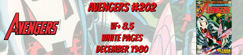 Avengers 202 VF+ 8.5 Ultron Marvel 1980