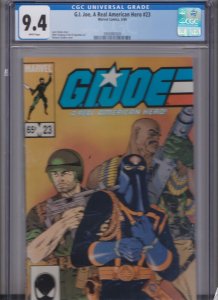 G.I. JOE A REAL AMERICAN HERO  #29  CGC  9.4 WP  5/84 / MARVEL  / BRAND NEW SLAB 