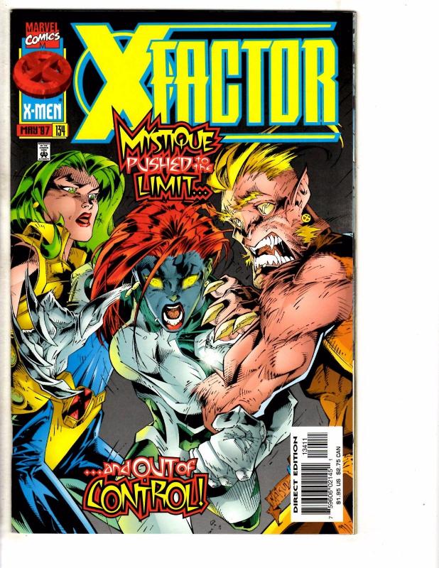 7 X-Factor Marvel Comic Books # 129 130 131 132 133 134 135 X-Men Storm J202