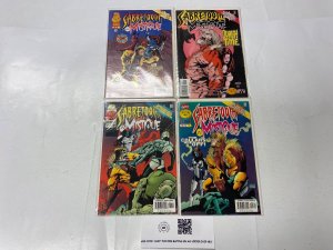 4 Sabertooth Mystique MARVEL comic books #1 2 3 4 59 RC10