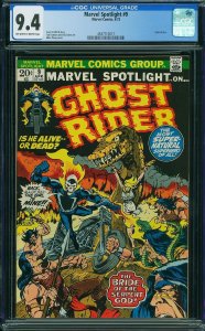Marvel Spotlight #9 (1973) CGC 9.4 NM