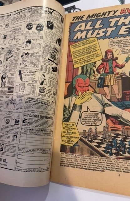 The Avengers #92 (1971)the avengers all things must end