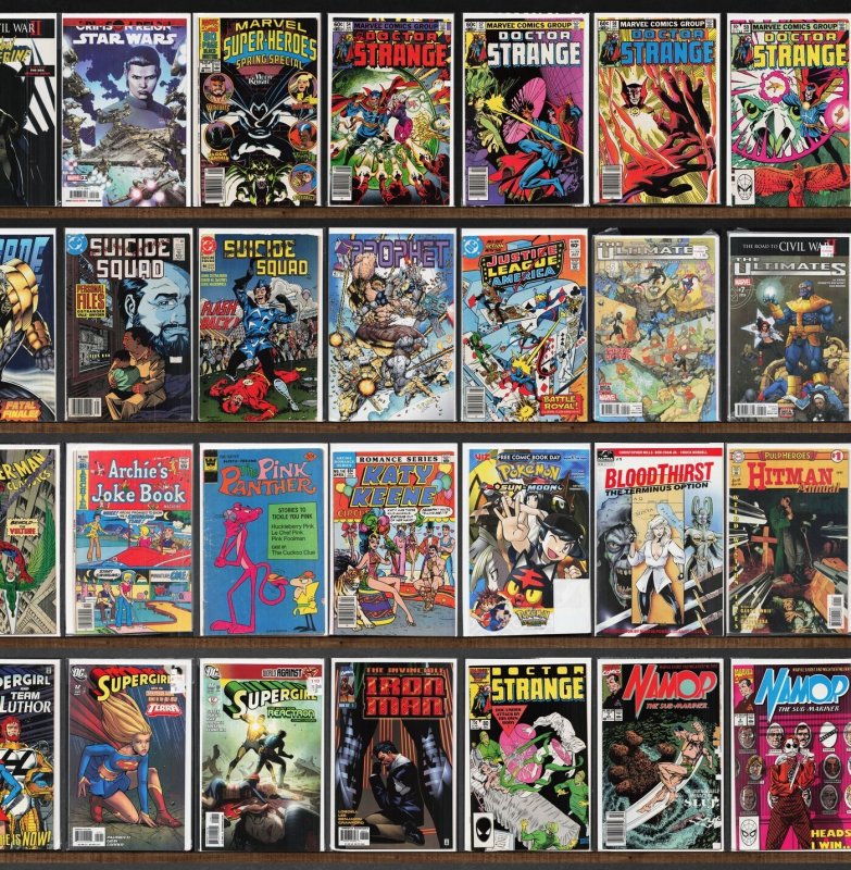 Huge Lot 140+ Comics with Namor, The Sub Mariner, Supergirl & More!