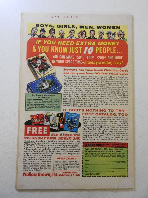 Doctor Strange #173 (1968) VG Condition moisture stain, ink bc