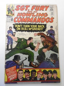 Sgt. Fury #22 (1965) VG- Condition moisture stain