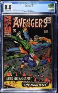 Avengers #31 1966 Marvel Comics CGC 8.0