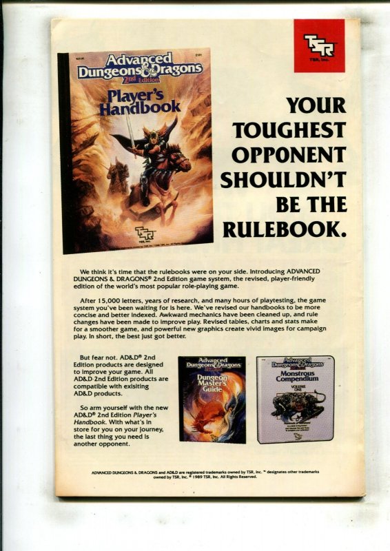 X-MEN ANNUAL #13 (9.2) ATLANTIS ATTACKS!! 1989