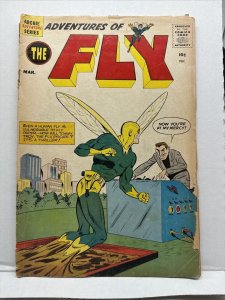 ADVENTURES OF THE FLY #5 Vintage Comic Book 1960 Radio Comics