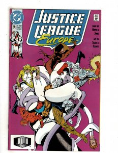 Justice League Europe #18 (1990) DC Comic Superman Flash OF7