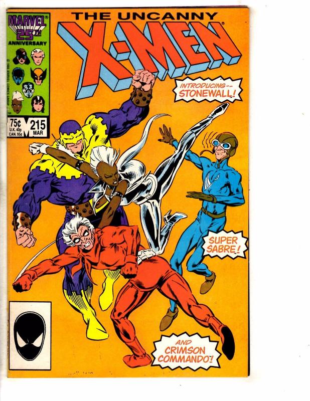 10 Uncanny X-Men Marvel Comic Books #177 188 191 195 198 199 202 203 206 215 GJ3