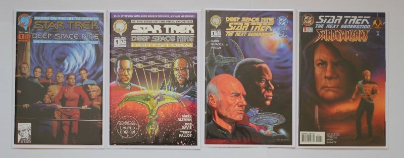 Star Trek Deep Space Nine Lot of 4 #1 Issues Malibu / DC Comics 1993 1994 NM