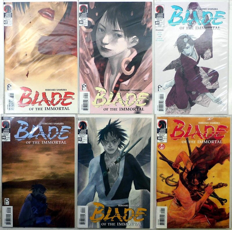 Blade Immortal Lot 6 #87, 88, 89, 90, 99, 100 2004 Dark Horse 1st Print Comics