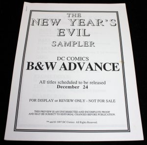 The New Year's Evil DC Sampler Packet (VF) Jurgens, Byrne, Waid Art - 1997