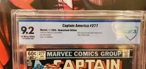 CAPTAIN AMERICA #277 (1/83) CBCS 9.2 - ZECK/BEATTY!