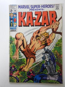 Marvel Super-Heroes #19  (1969) W/Early Black Knight, Subby+ GVG Condition! 1SS